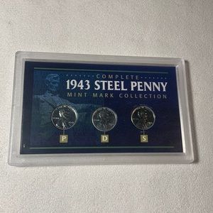 1943 Complete Steel Penny Mint Mark Collection